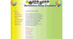 Desktop Screenshot of berkshirespartycreations.com